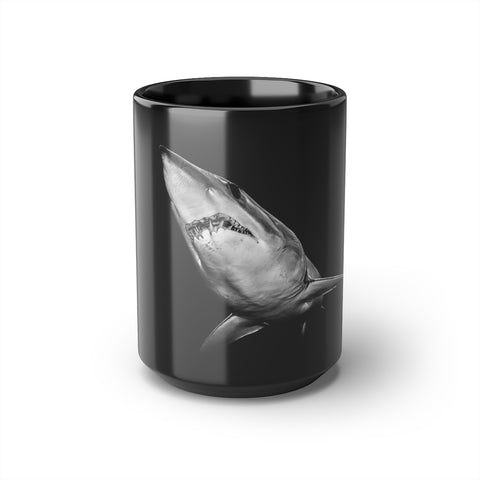 Mako Shark Black Mug, 15oz