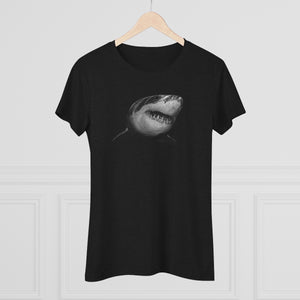 Great White Shark Women's T-Shirt (Women's Triblend Tee)
